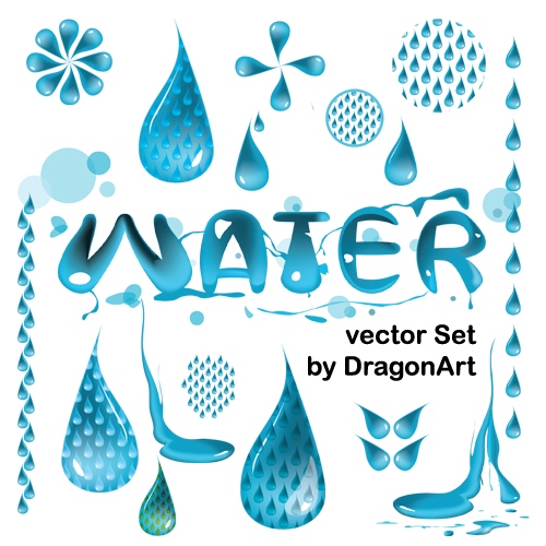 free vector Water vector material